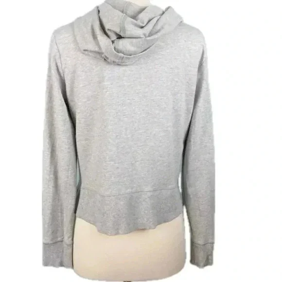 CALIA BY CARRIE UNDERWOOD OPEN FRONT HOODED WRAP HEATHER GRAY SZ L - Picture 2 of 9